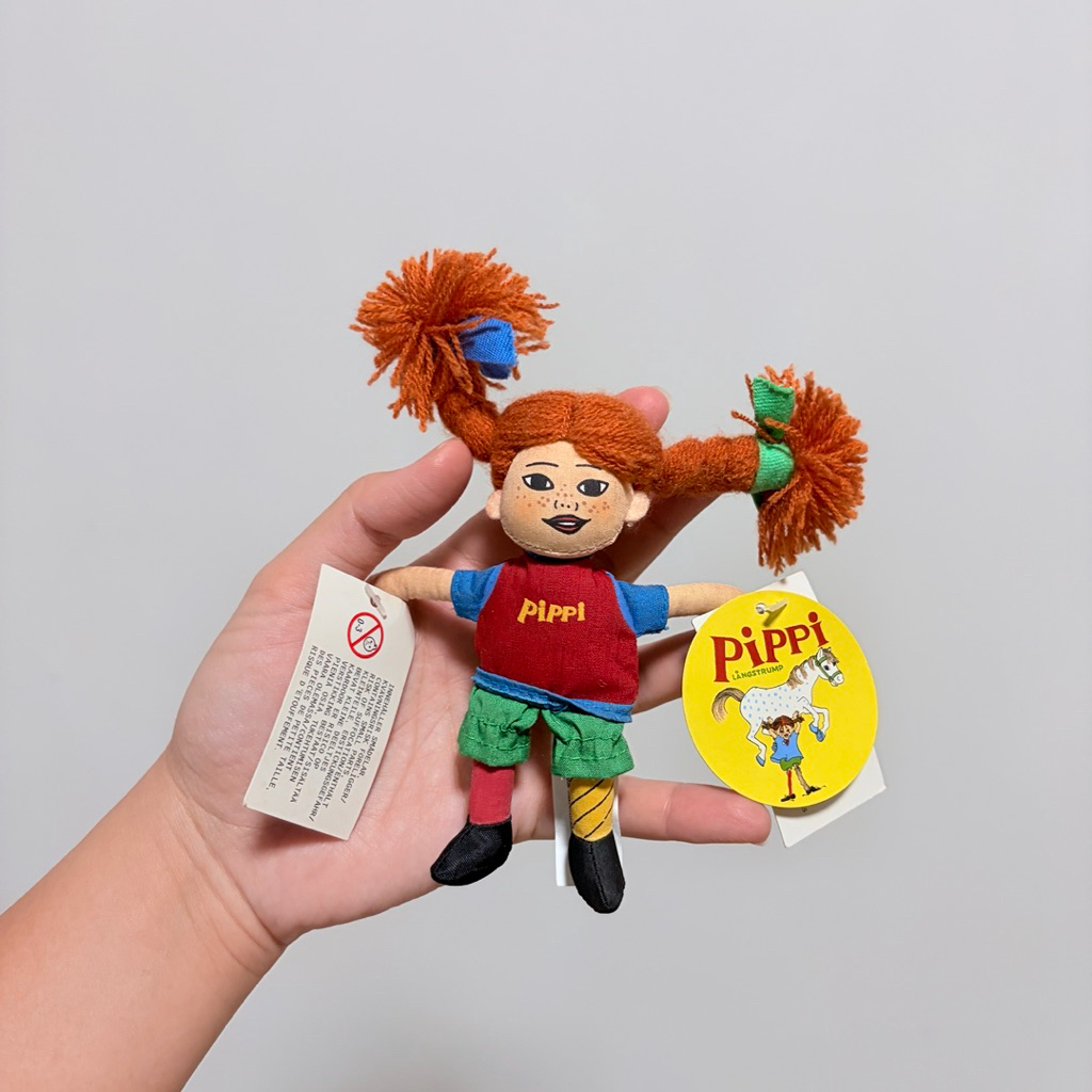 (งานแท้ สินค้ามือสองจากญี่ปุ่น) ตุ๊กตา พวงตุ๊กตา หนังสือการ์ตูน pippi longstocking cartoon