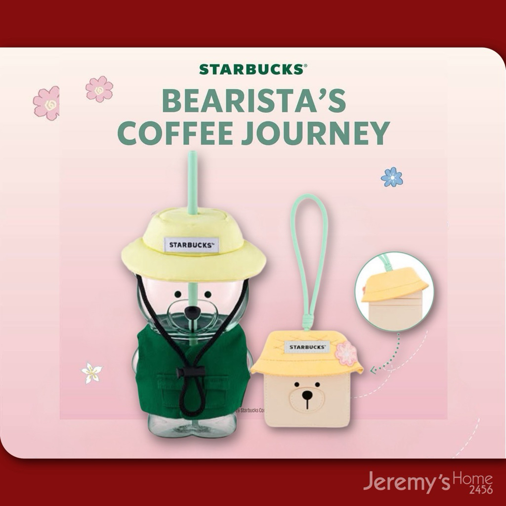 พร้อมส่ง🟢Starbucks Bearista's Coffee Journey แก้ว, กระเป๋าใส่บัตร วางจำหน่ายหน้าร้าน 27 เม.ย. 69