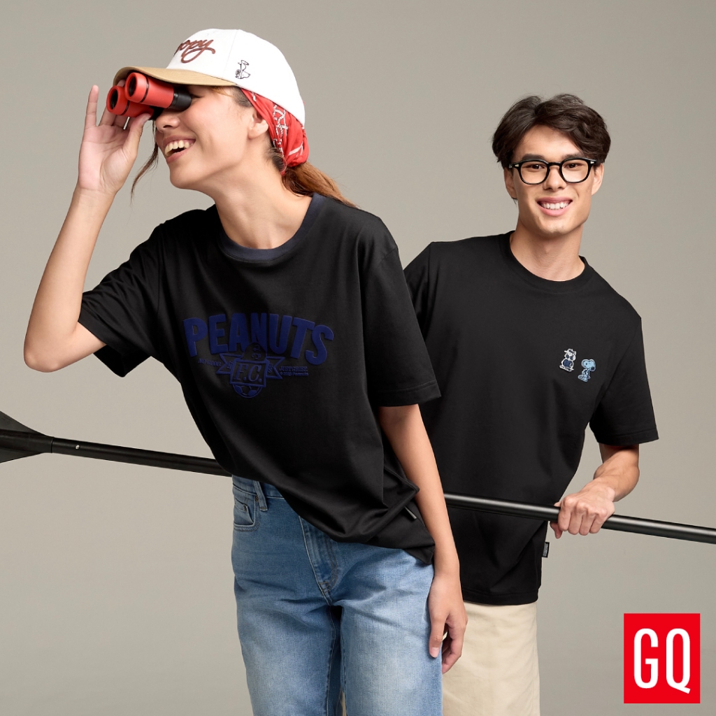GQ x PEANUTS™ เสื้อยืดลายสนูปปี้ ดีไซน์น่ารัก เติมความสนุกให้ทุกลุค