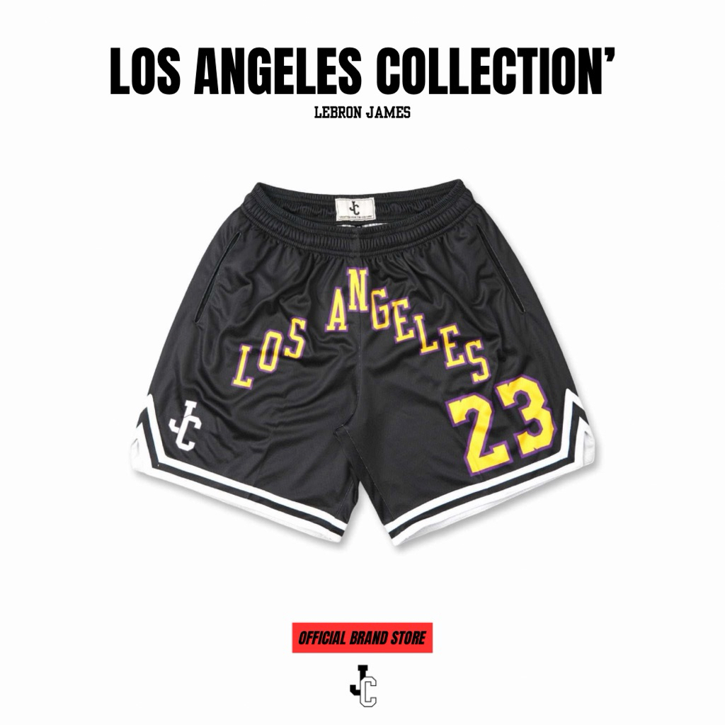 JcooN Lebron James Lakers City Edition Collection Basketball Shorts