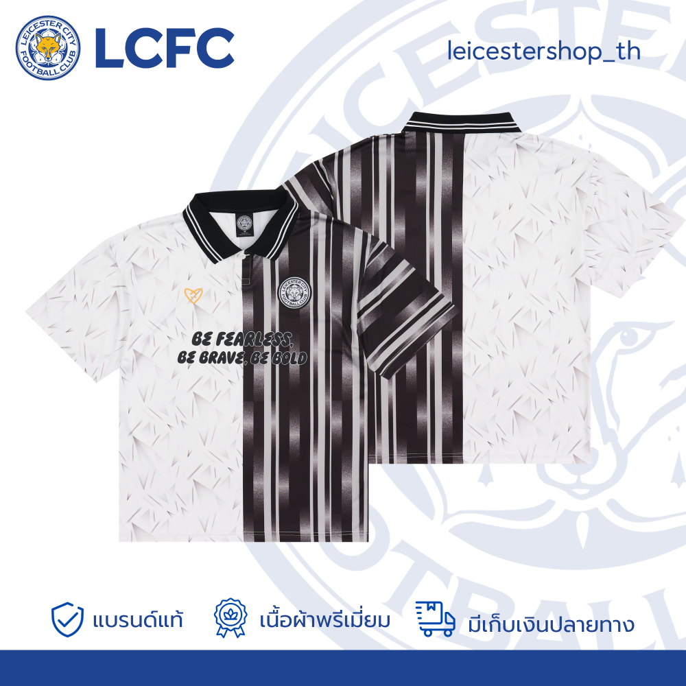 LCFC เสื้อรุ่น Street Jersey V2 03 สีดำขาว