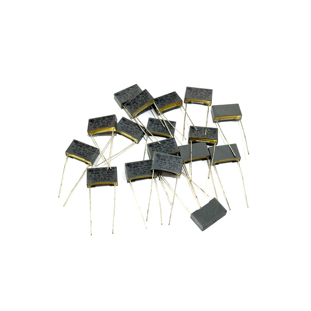 Capacitor IEC 60384-i4 MKP*2SH 0.1uf 275VAC 10*18MM จำนวน10ชิ้น