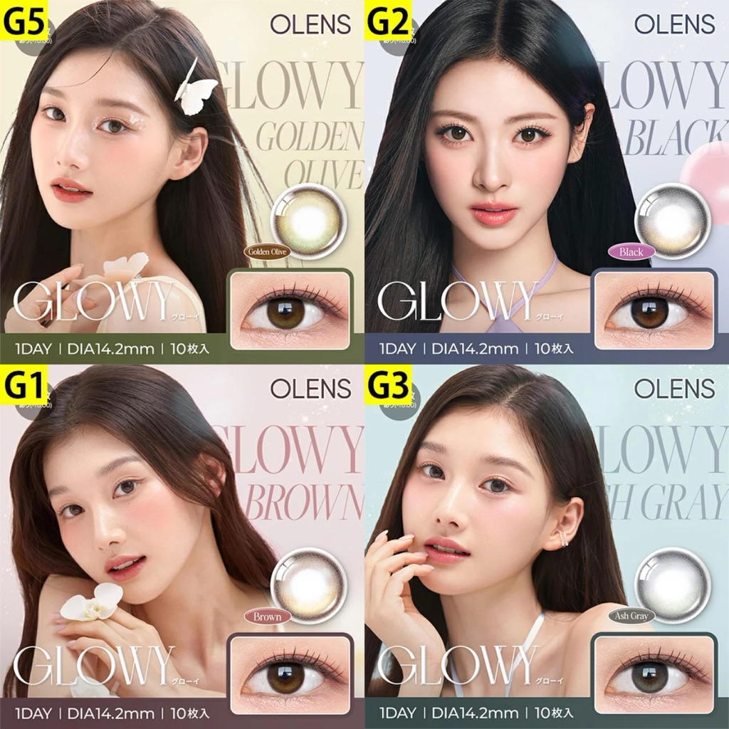 Olens Eyelighter Glowy คอนแทคเลนส์เกาหลี แบบรายวัน รุ่นใหม่ล่าสุด