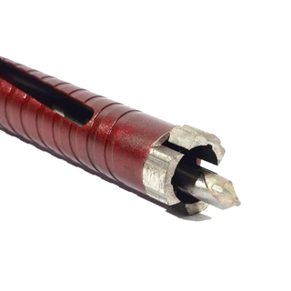 POLO โฮลซอเจาะปูน กระบอกเพชร ก้าน SDS 1" 1/4" 1/2" 2" 3" 4" POWERTEX ดอกจำปา ฟันเพชรหยัก หัวเพชรแท้