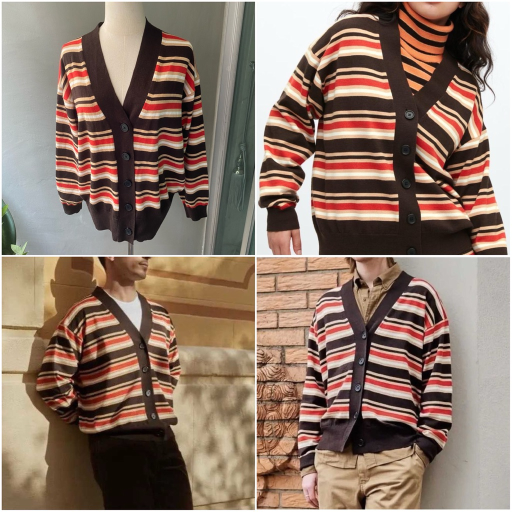 USED Uniqlo x Marni unisex wool blend cardigan size M