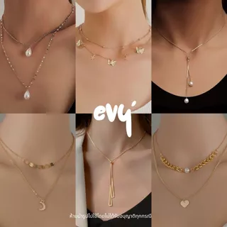 🔥พร้อมส่ง🔥 สร้อยคอสายฝอ สร้อยข้อมือสีทอง โชคเกอร์สายฝอ