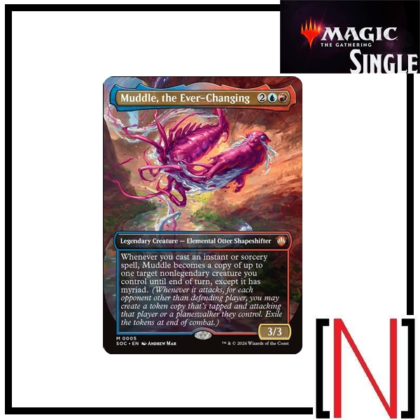[MTG][Single][SOC] Muddle, the Ever-Changing ระดับ Mythic [ภาษาอังกฤษ]