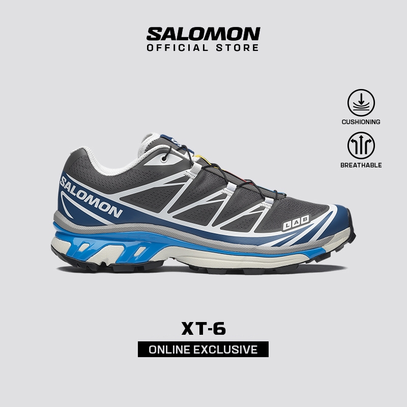 [Online Exclusive] SALOMON XT-6 Castlerock Dark Blue Unisex Sportstyle Sneakers รองเท้าผ้าใบ L478642