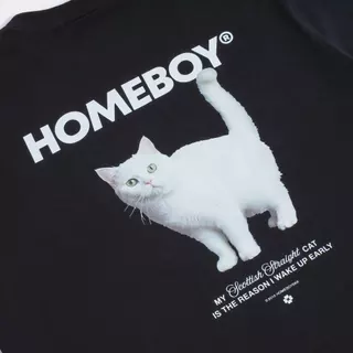 HOMEBOY เสื้อOVERSIZE HB.CHAI.LAI คอตตอน100% ใส่ได้ทุกวัน