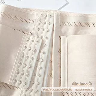 Korset ผู้หญิง เข็มขัดรัดเอว รัดหน้าท้อง ระบายอากาศ ปรับได้ สวมใส่สบาย ลดพุง หลังคลอด ออกกำลังกาย