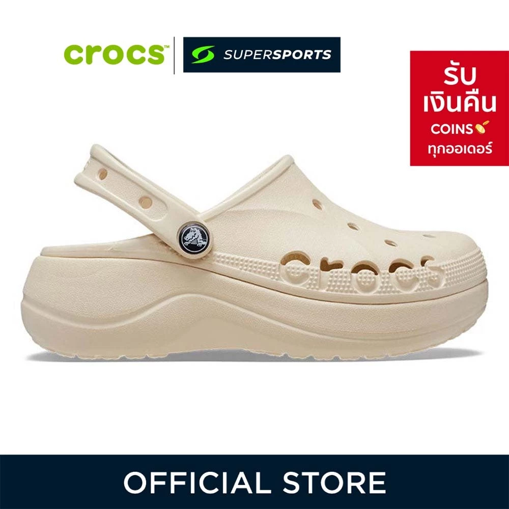 CROCS Baya Platform Clog รองเท้าลำลองผู้หญิง - 208186-11S