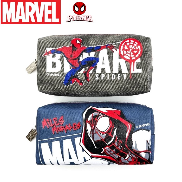 กระเป๋าดินสอ สไปร์เดอร์แมน (SpiderMan) รุ่น SM-1004 ลายผ้ายีนส์ ลิขสิทธิ์แท้ พร้อมส่งค่ะ MT