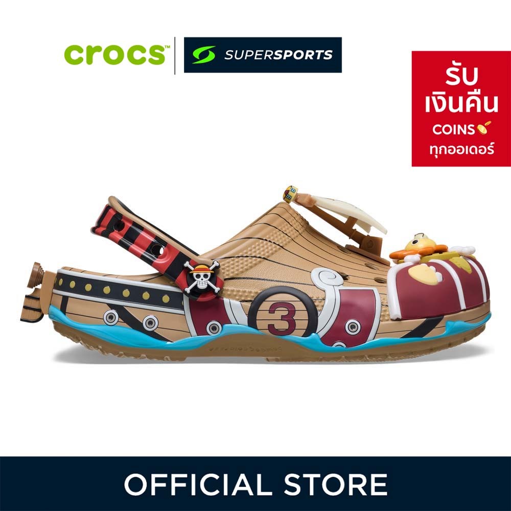 CROCS One Piece Thousand Sunny Classic Clog รองเท้าลำลองผู้ใหญ่