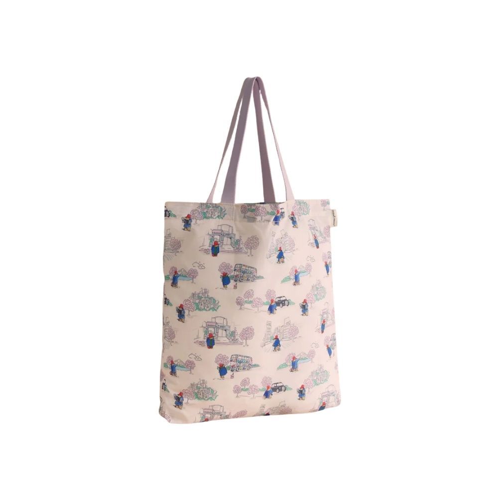 Cath Kidston Female Foldaway Tote Paddington Around the World Ecru