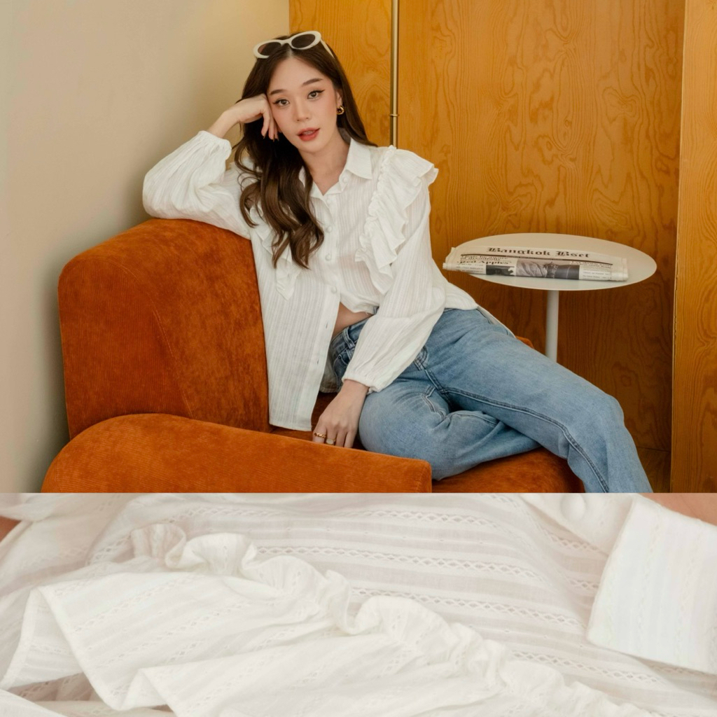 FLASHMARBLE RESTOCK # 2 MARIA LACE BLOUSE