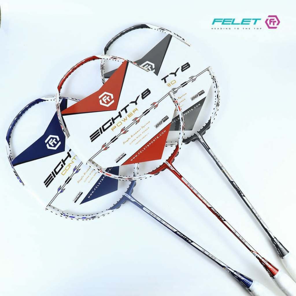 FELET WOVEN EIGHTY 8 POWER/CONTROL/SPEED (4U/G2) ไม้แบดมินตัน (สินค้าลิขสิทธิ์แท้ 100%)