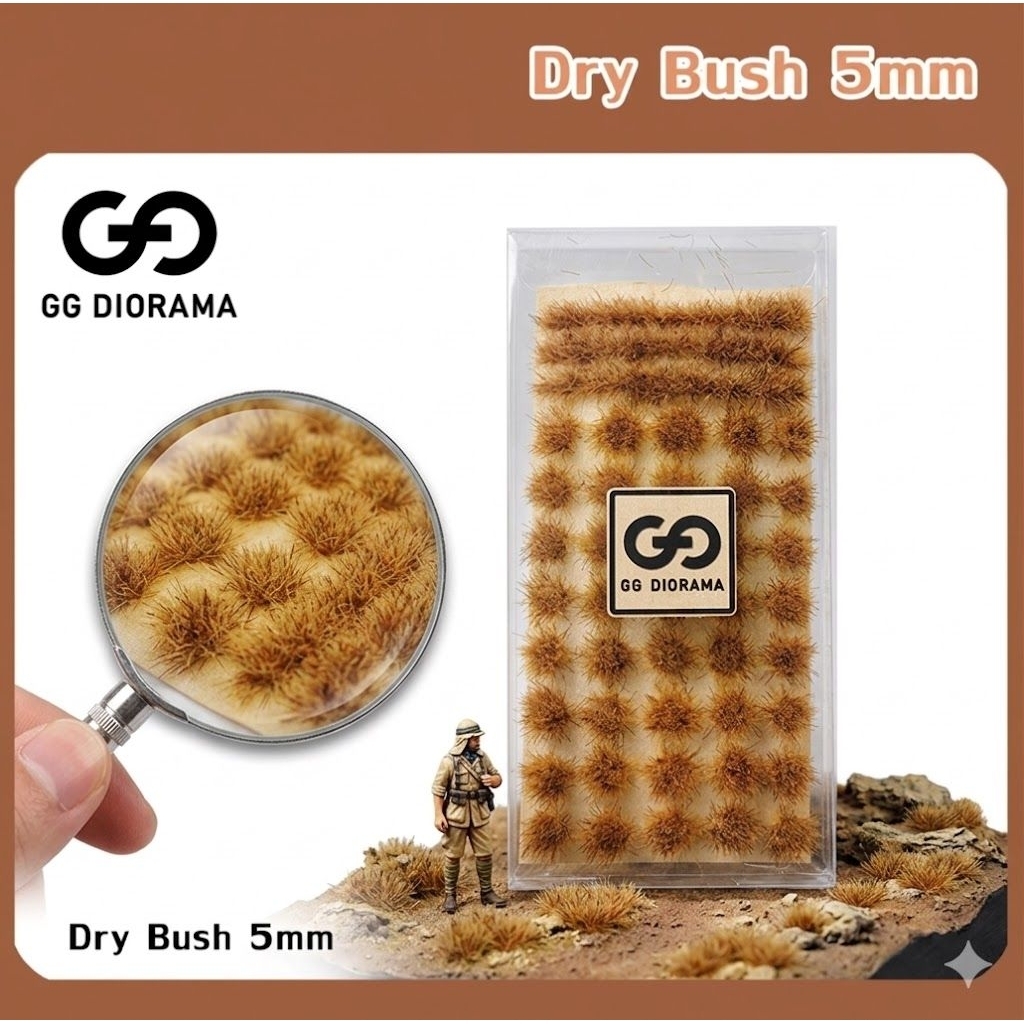 Dry Bush 5mm หญ้าโรยสำเร็จ (GC04)