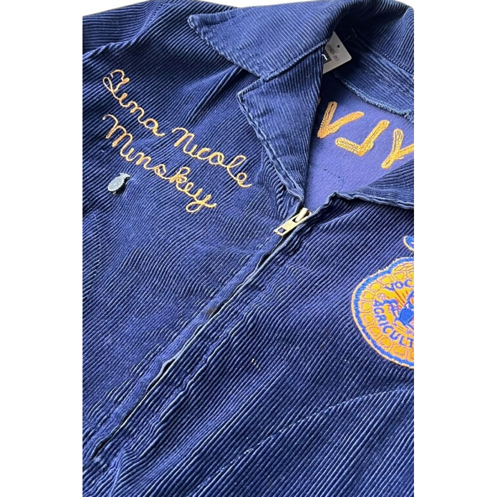 FFA Jacket Future Farmers Agriculture PENNSYLVANIA USA  FFA JACKET  MADE IN USA 80'S  งานเก่าปี 80 เ