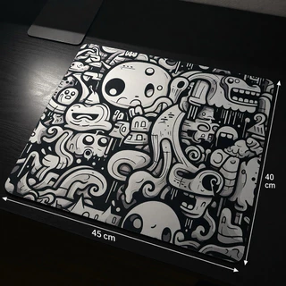แผ่นรองเมาส์สำหรับเล่นเกม ลายอนิเมะ ดีไซน์สวย ลื่น ภาพคมชัด สำหรับเกมเมอร์และผู้ใช้คอมทำงาน ตกแต่งโต๊ะคอม ขนาดใหญ่