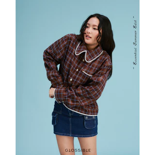 (พร้อมส่ง) FRANKIE BROWN CHECKED SHIRT