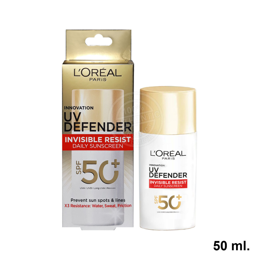ลอรีอัล ปารีส ยูวี ดีเฟนเดอร์ แมทท์แอนด์เฟรช 50 มล. L'OREAL PARIS UV DEFENDER MATTE&FRESH 50 ML.