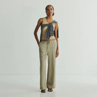 Fundamental Mitr Satin Loose-Fit Pants
