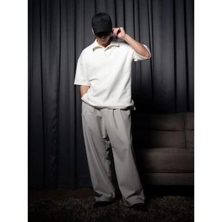 MUU POLO SHIRT เสื้อโปโลโอเวอร์ไซส์ เรียบหรู เนื้อผ้าใส่สบาย