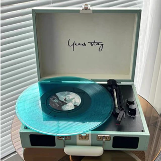 【⚡ส่งของจากไทย】 Vinyl เครื่องเล่นแผ่นเสียง turntable Portable gramophone Bluetooth speaker