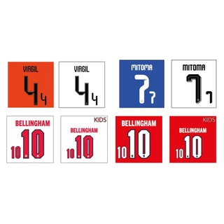 WORLD CUP 2026 National team เฟล็กซ์รีดเสื้อ เบอร์รีดเสื้อ ชื่อพร้อมเบอร์ ทีมชาติ 2026