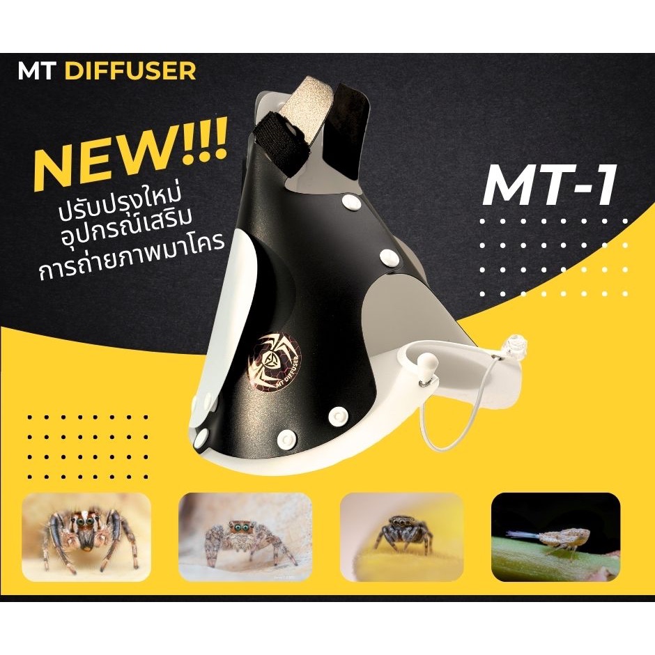 Size M มาโคร ดิฟฟิวเซอร์ Macro diffuser  Softbox สำหรับ Godox V480 V1Mid Nikon SB700 Canon 430