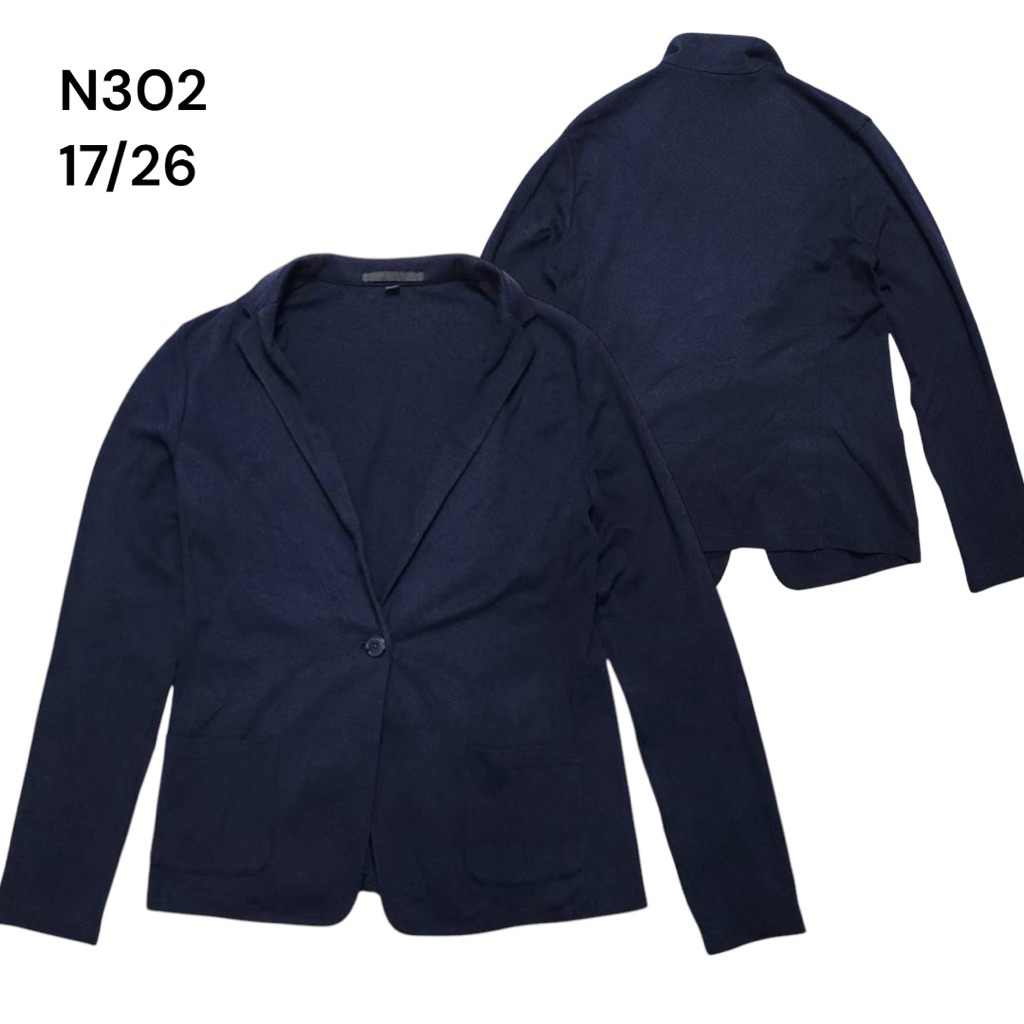 Uniqlo เสื้อคลุมยูนิโคล่ มีกระเป๋า 2 ข้าง N302