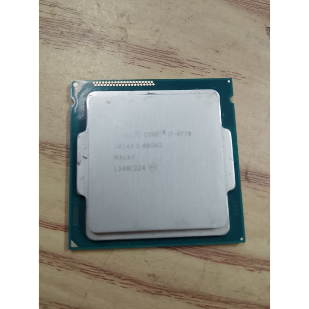 cpu intel Core i7-4770 มือสองสภาพดี ทดสอบแล้วใช้งานได้ปกติ
