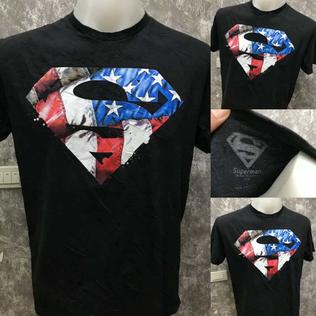 เสื้อยืด คอกลม Superman