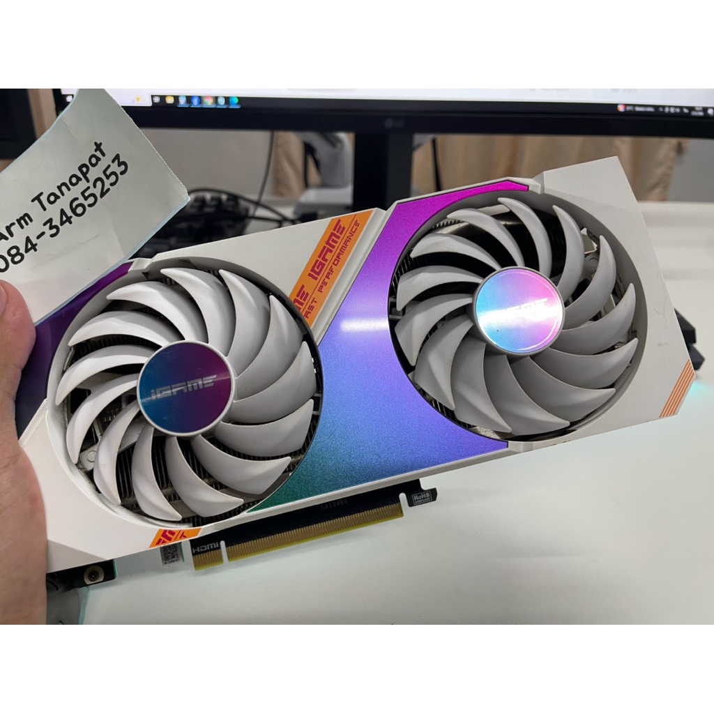 colorful white rtx3050 8gb พร้อมส่ง