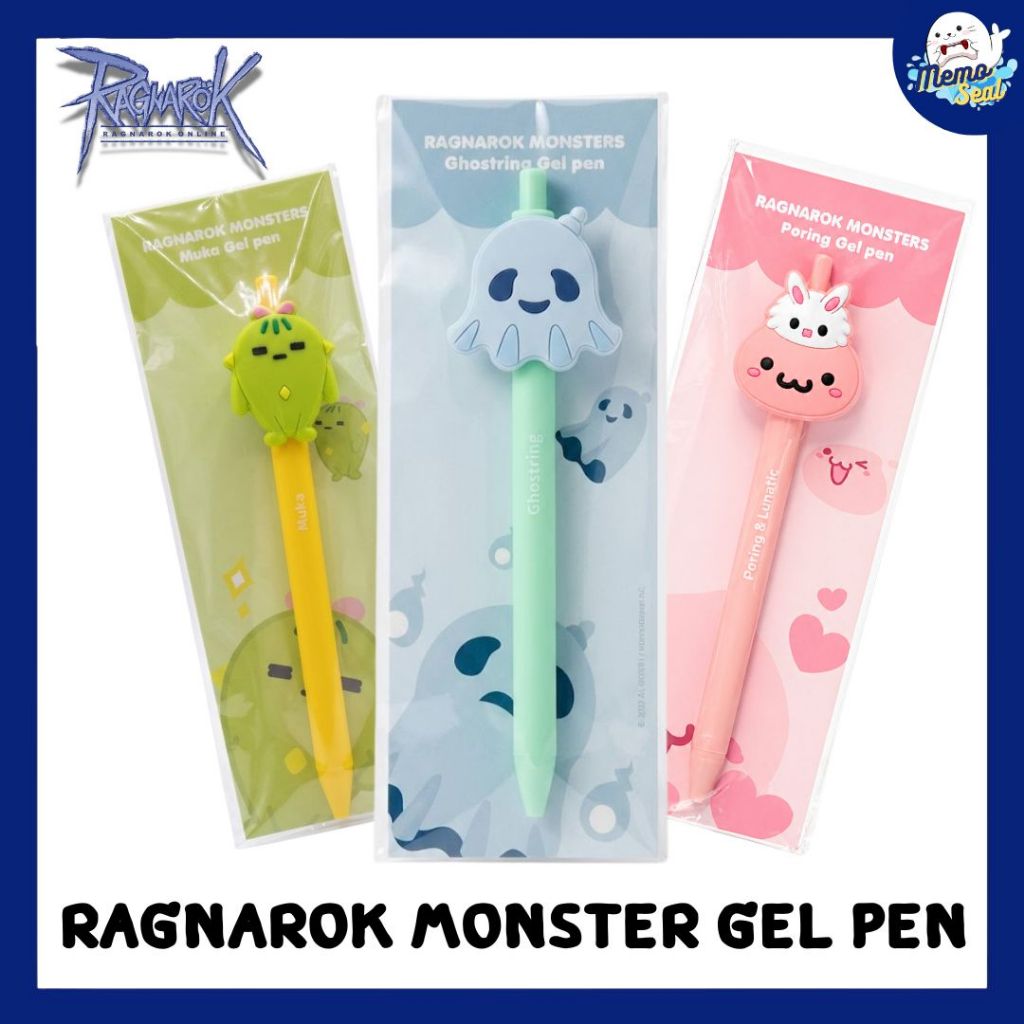 Ragnarok Monster Gel Pen ปากกาเจลลาย Monster จาก Ragnarok