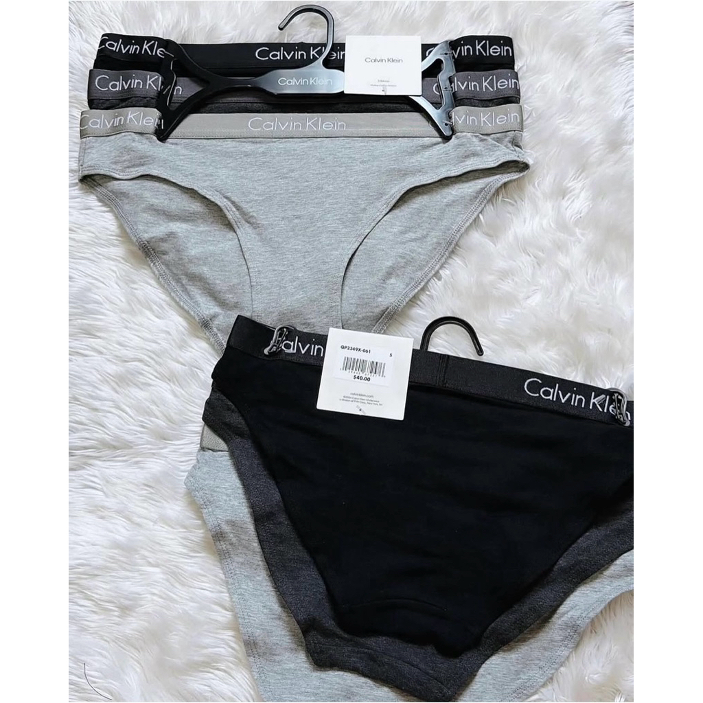 Calvin Klein กางเกงใน ทรง Bikini Pack 3 ขอบสวย💯🇺🇸