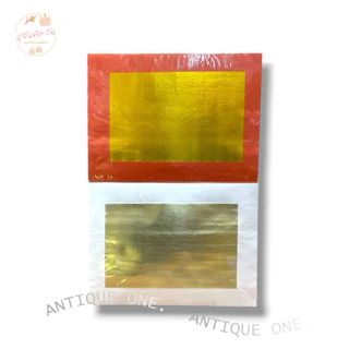 ANTIQUE ONE : ตั่วกิมมาเลย์ ตราไผ่ สีเงิน,สีทอง (ยกลัง10ห่อ 4,000แผ่น)