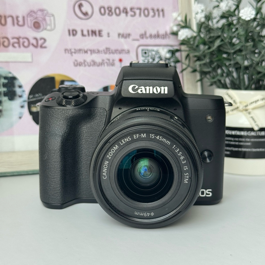 กล้องมือสอง Canon Eos M50 mark ii (M50 Mark2) แถมฟรีกระเป๋า เม็มพร้อมใช้งาน🔥