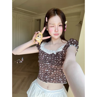 Cintage♡ CT2185 ครอประบายจั้มแขนami12 💘