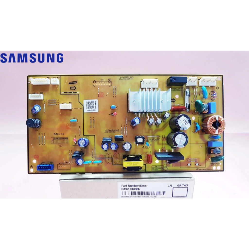 อะไหล่เเท้ศูนย์/แผงคอลโทรลตู้เย็น/เมนบอร์ดตู้เย็น/SAMSUNG/พาร์ท DA92-01098U ใช้กับรุ่นที่ระบุด้านล่าง