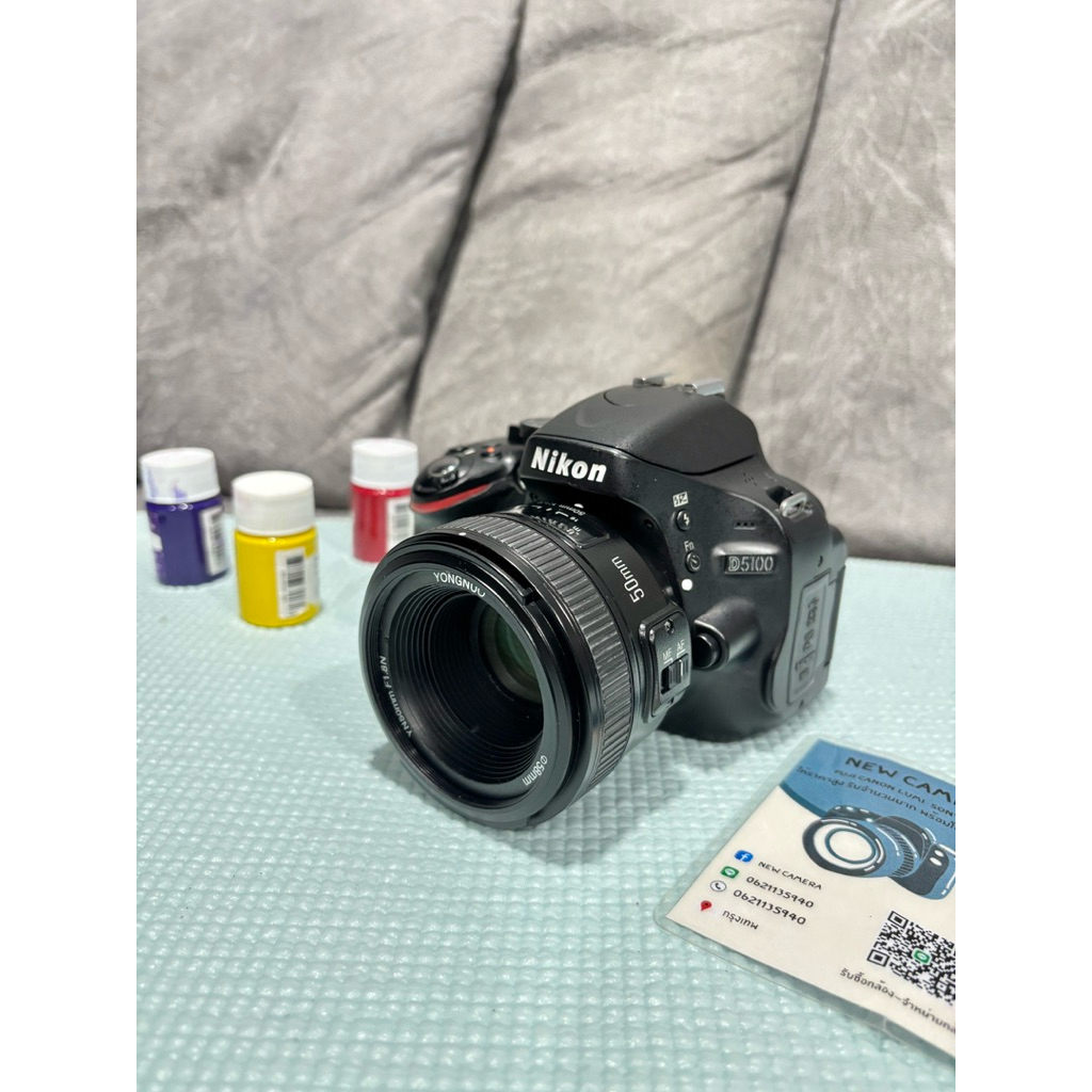 Nikon D5100 พร้อมเลนส์ 50 Yongnuo