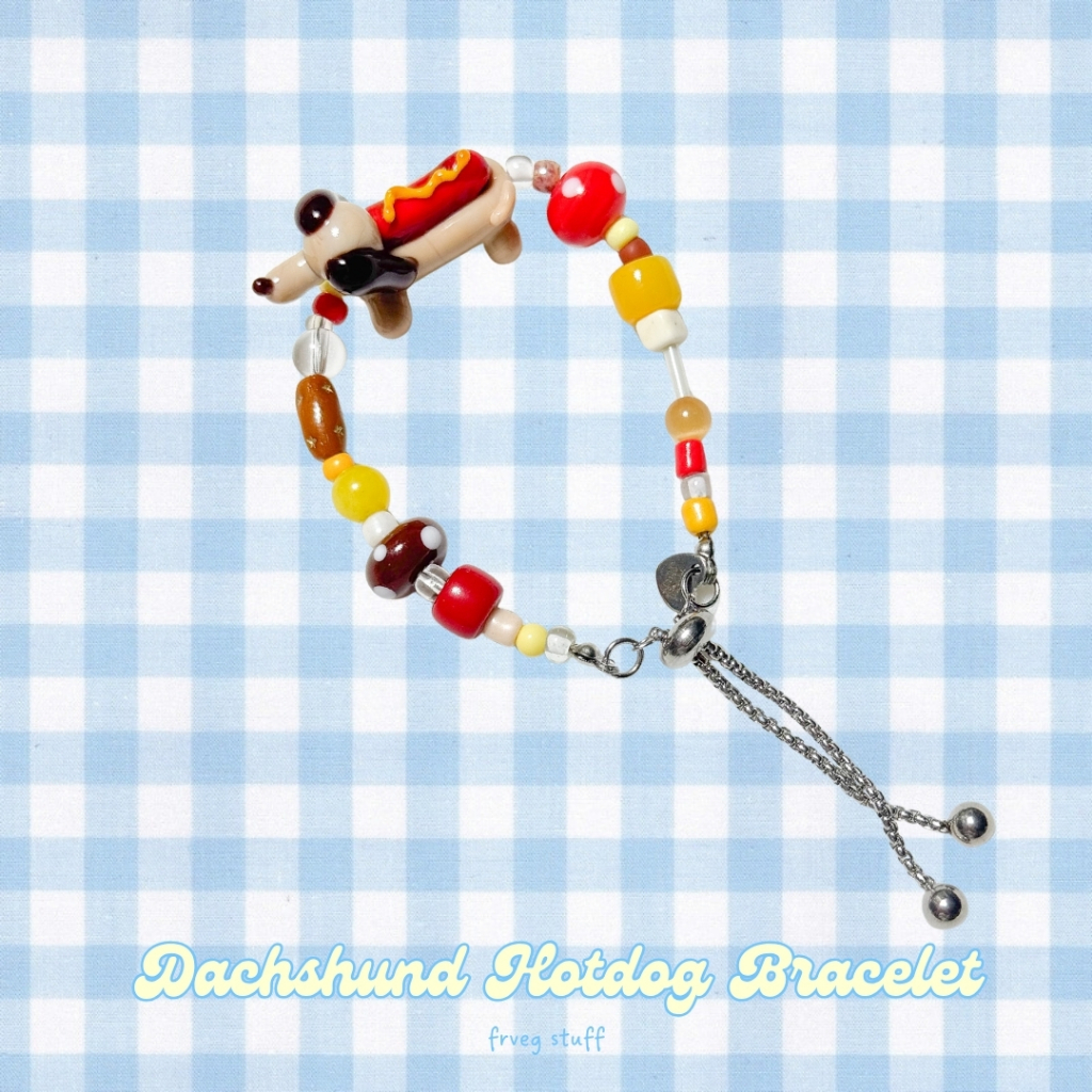 Dachshund Hotdog Bracelet กำไลข้อมือดัชชุนฮอทดอก frveg stuff