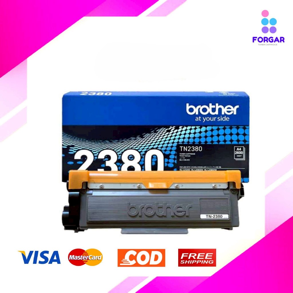 Brother TN-2380 Black ตลับหมึกโทนเนอร์ สีดำ