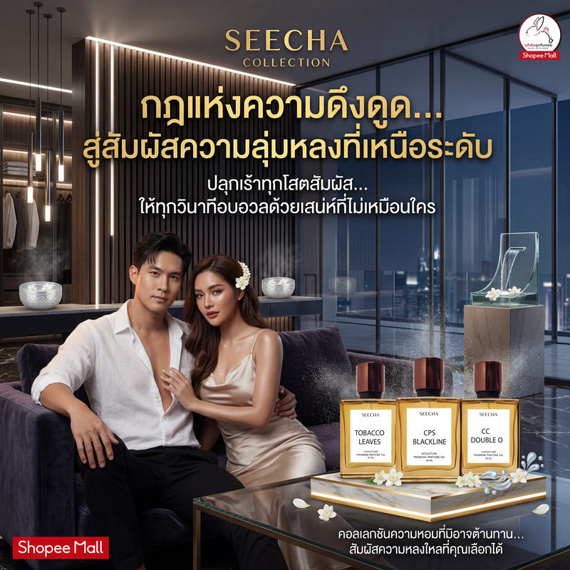 [กลิ่นผู้ชายสุดฮิตทรงแบดๆ] น้ำหอมสีชา ขนาด 50 ml. น้ำหอมสีชาแท้ seecha น้ำหอมติดทนนาน 24ชม เหมาะกับทุกเพศ น้ำหอม ผู้ชาย