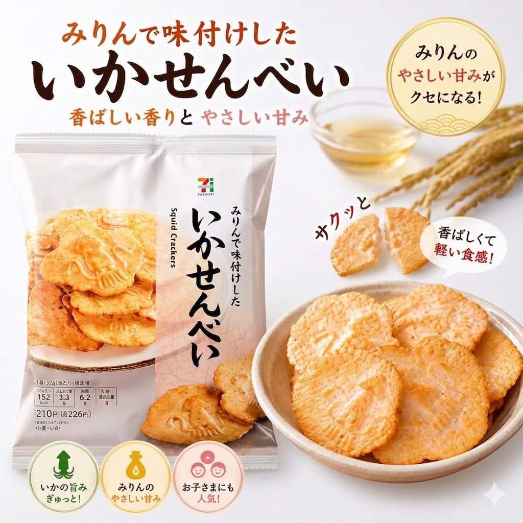 Squid crackers (7-11🇯🇵)