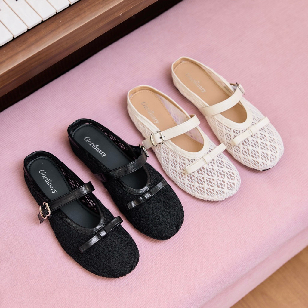 Gordinary Pauline  เปิดส้นตาข่ายโบว์  Size 36-41 (331-19)