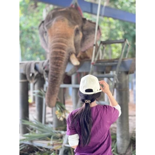 หมวกแก๊ป ปักลาย “หมอตัวเล็ก กับ คนไข้ตัวใหญ่”
