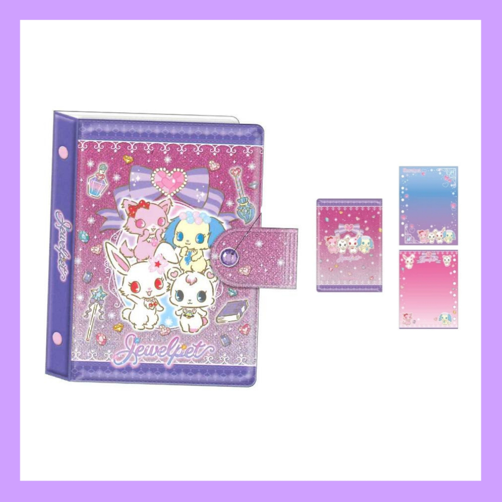 💜 แท้ 100% สมุดสะสมสติกเกอร์ Jewelpet Fanimals ❤️ สมุดบันทึก สติ๊กเกอร์ Sanrio สมุดสติกเกอร์ แฟ้ม St