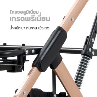 Bratvee รถเข็นสัตว์เลี้ยง2in1 รุ่นLH500 แยกตะกร้าได้ รับน้ำหนักได้15kg ล้อหมุน360องศา เบรกล้อคู่