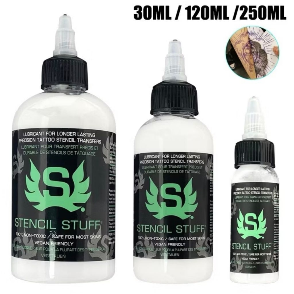 ของอยู่ไทย!!น้ำยาลอกลาย stencil มี 3 ขนาด 30ml 120 ml 250 ml